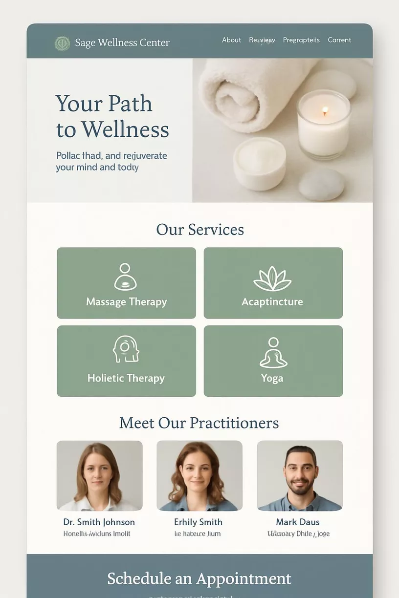 Sage Wellness Center Website